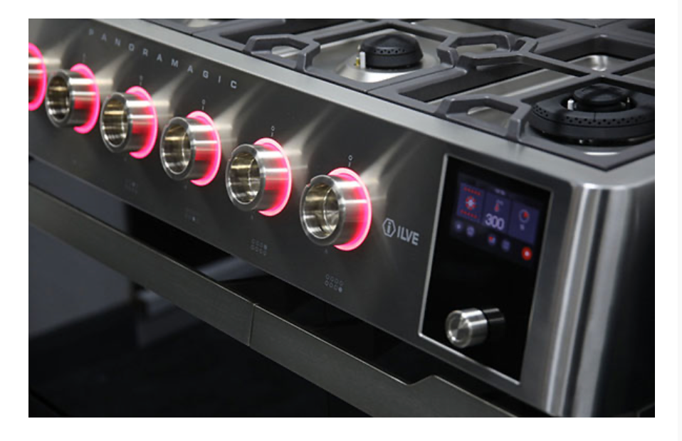 ILVE Panoramagic 120cm 8 Burner Range Cooker - PM128DS3