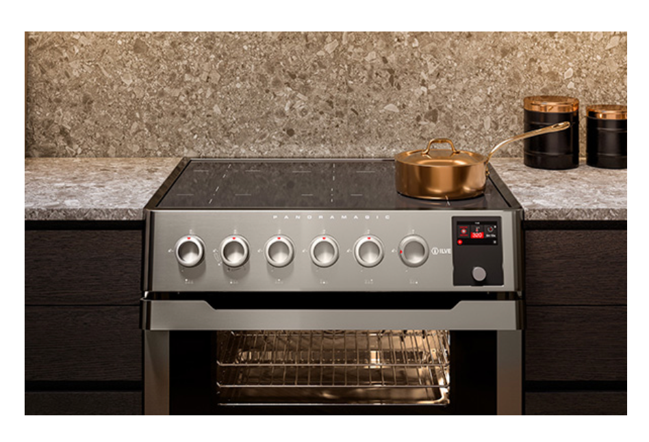 ILVE  Panoramagic 90cm Induction Range Cooker - PMI09S3