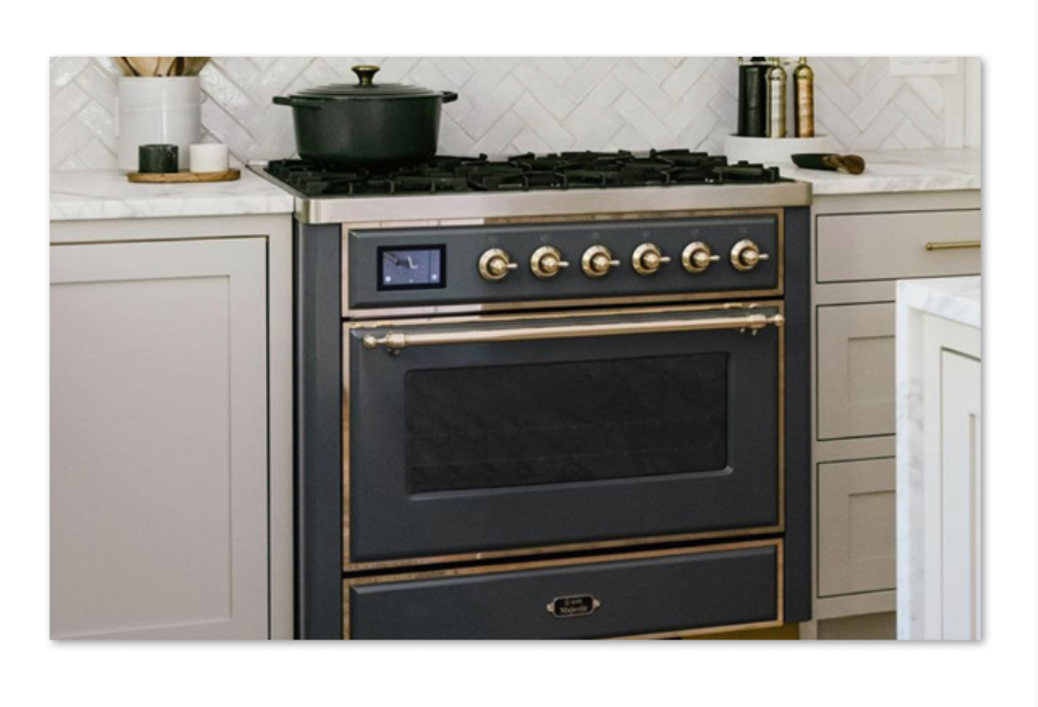 ILVE Majestic Milano 90cm Single 6 Burner Oven Dual Fuel - M096DNE3