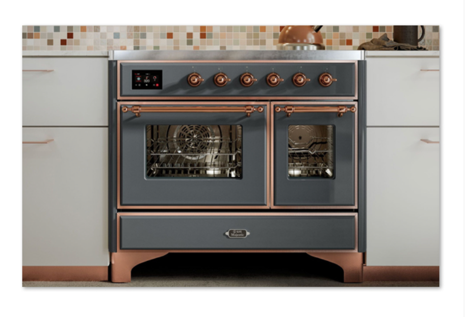ILVE Majestic Milano 90cm Single 6 Burner Oven Dual Fuel - M096DNE3