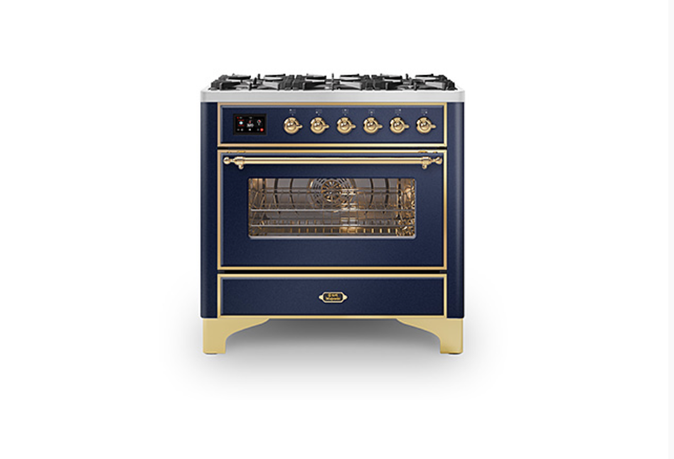 ILVE Majestic Milano 90cm Single 6 Burner Oven Dual Fuel - M096DNE3