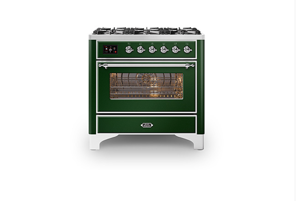 ILVE Majestic Milano 90cm Single 6 Burner Oven Dual Fuel - M096DNE3