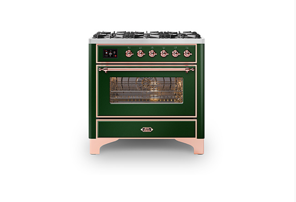 ILVE Majestic Milano 90cm Single 6 Burner Oven Dual Fuel - M096DNE3