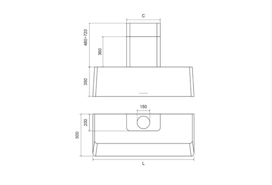 ILVE Milano Traditional Hood - AG100