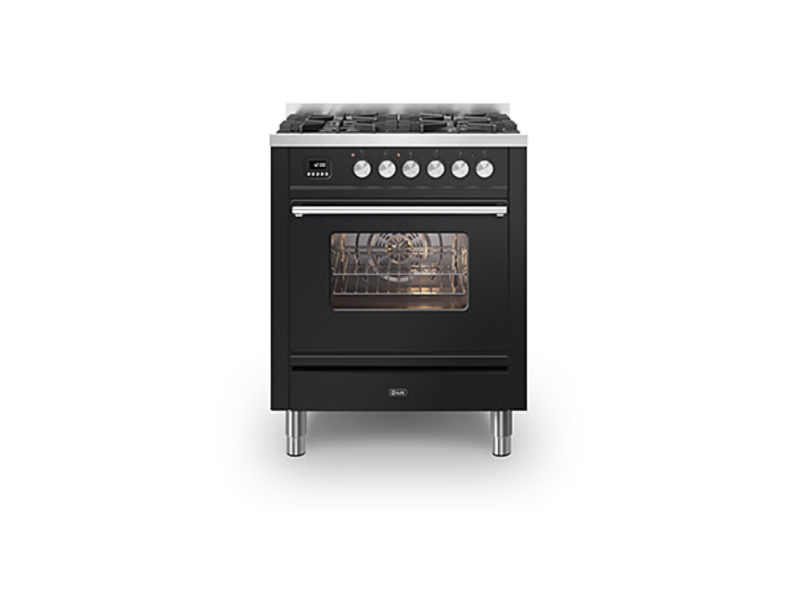 ILVE Roma 70cm 4 Burner Dual Fuel Range Cooker - P07-WE3