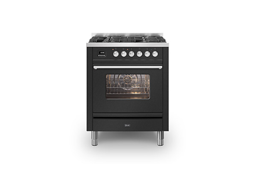 ILVE Roma 70cm 4 Burner Dual Fuel Range Cooker - P07-WE3