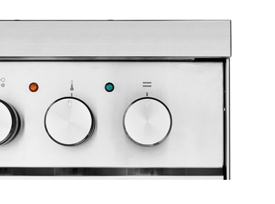 ILVE Roma 100cm Fry Top Double Dual Fuel Range Cooker - PD10FWE3