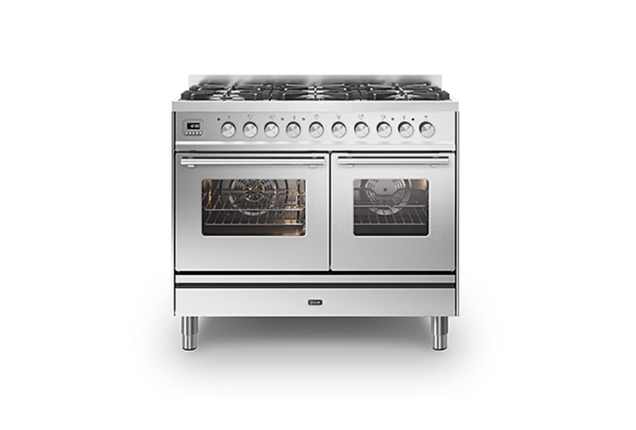 ILVE Roma 100cm 6 Burner Dual Fuel Range Cooker - PD106WE3