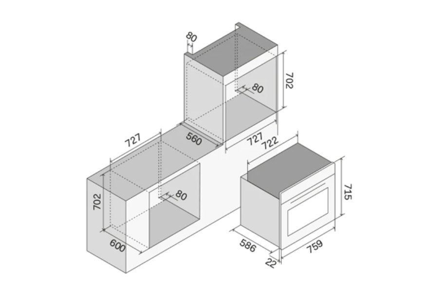 ILVE Panoramagic 75 TFT Built-In - OV30PMT3