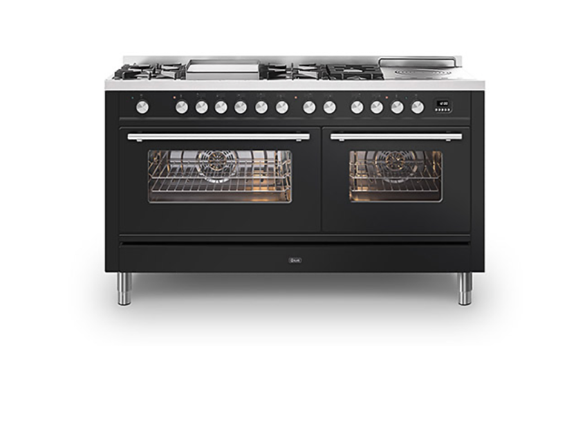 ILVE Roma 150 Fry-Top & Coup De Feu Dual Fuel Range Cooker