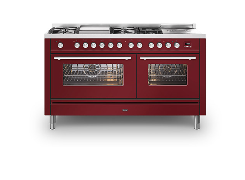 ILVE Roma 150 Fry-Top & Coup De Feu Dual Fuel Range Cooker