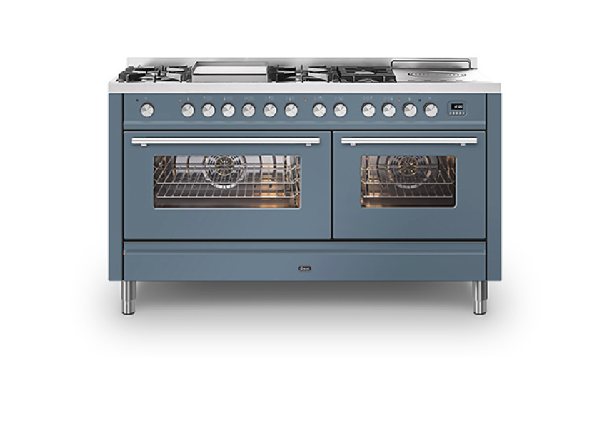 ILVE Roma 150 Fry-Top & Coup De Feu Dual Fuel Range Cooker