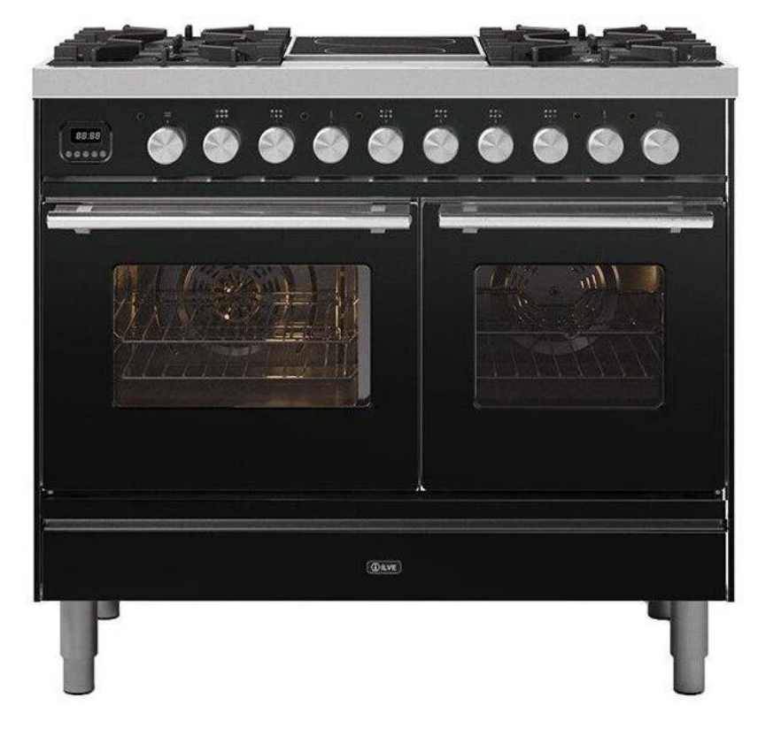 Ilve Roma 90cm Wide Dual Fuel Range Cooker - PD09IWE3