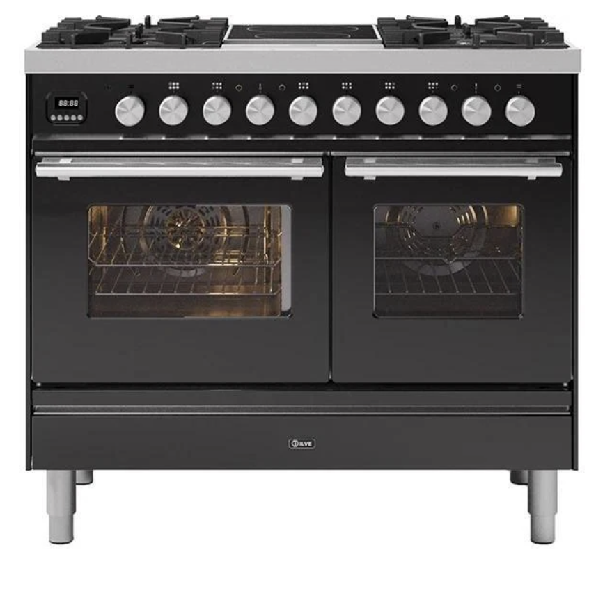 Ilve Roma 90cm Wide Dual Fuel Range Cooker - PD09IWE3