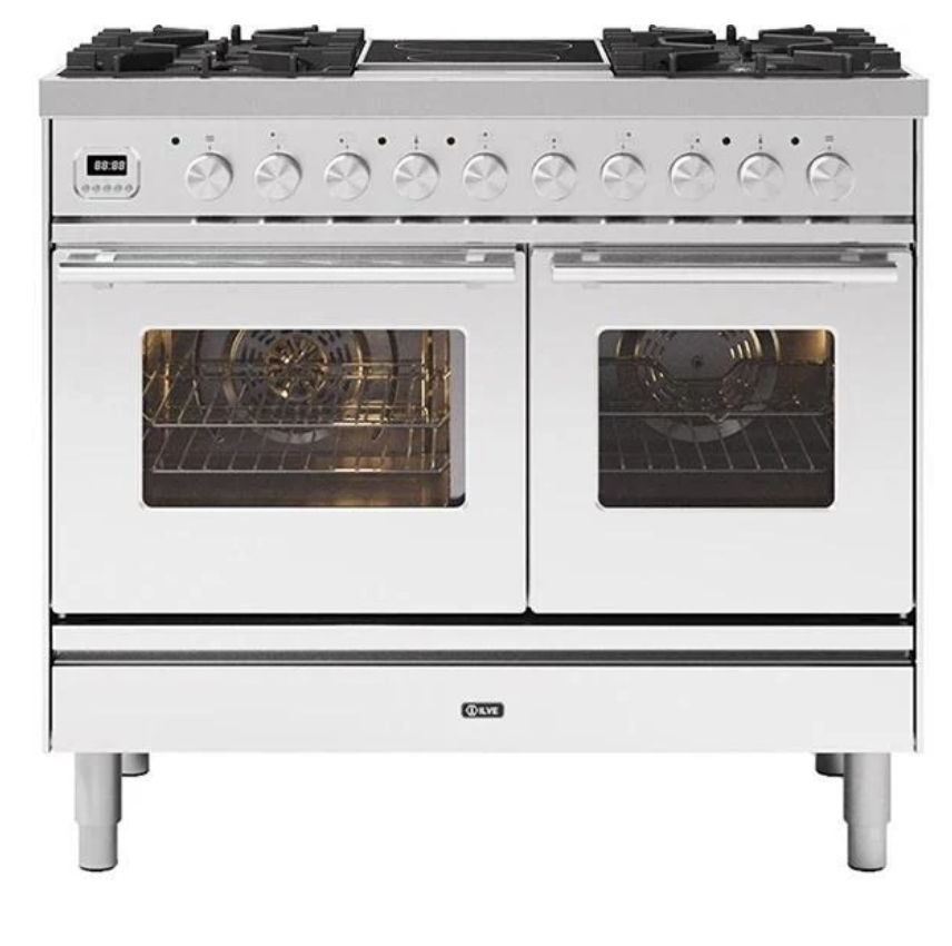 Ilve Roma 90cm Wide Dual Fuel Range Cooker - PD09IWE3