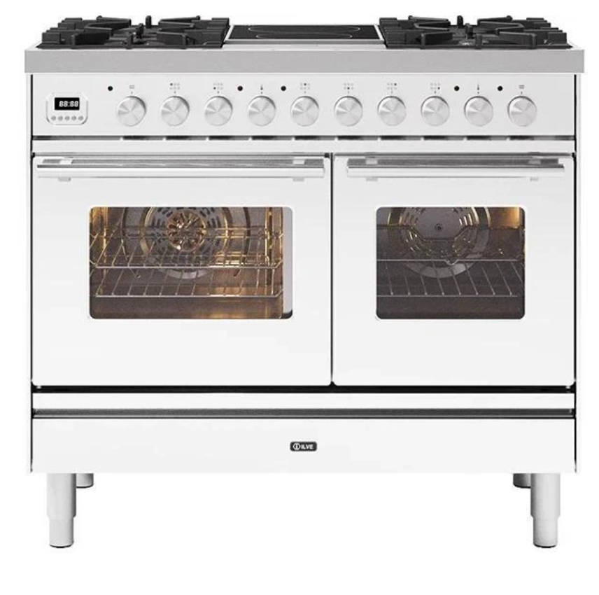 Ilve Roma 90cm Wide Dual Fuel Range Cooker - PD09IWE3
