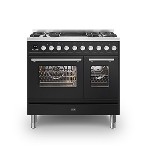 ILVE Roma 90 Twin 2-Zone Induction Range Cooker - PD09FWE3