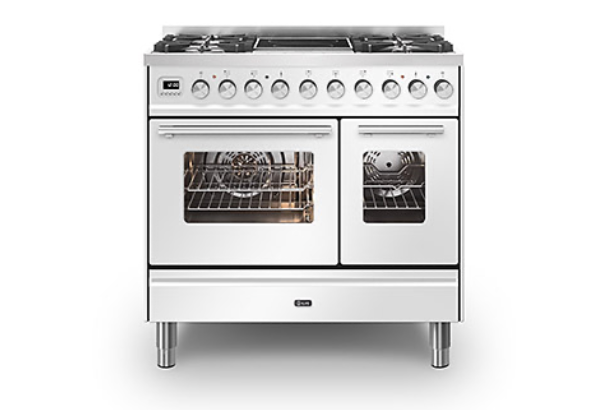 ILVE Roma 90 Twin 2-Zone Induction Range Cooker - PD09FWE3