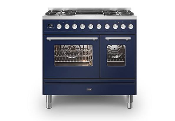 ILVE Roma 90 Twin 2-Zone Induction Range Cooker - PD09FWE3