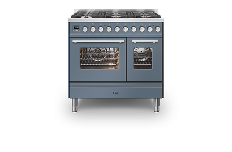 ILVE Roma 90 Twin 6-Burner Range Cooker - PD096WE3