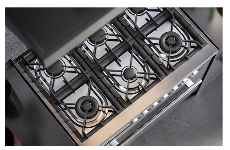 ILVE Roma 90 Single TFT Pyro 6-Burner Range Cooker - P36FDDWSY