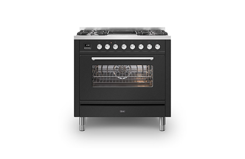 ILVE Roma 90 Single 2-Zone Induction Range Cooker - P09IWE3