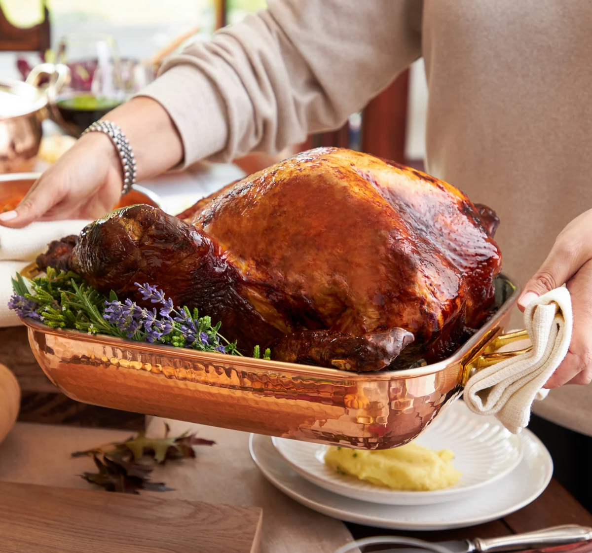 Ruffoni Historia Decor Rectangular Roaster - 36CM