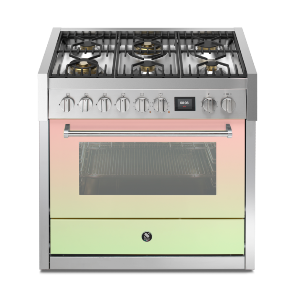 Steel Cucine Genesi 90cm Single Oven Range Cooker - GQ9S-6W