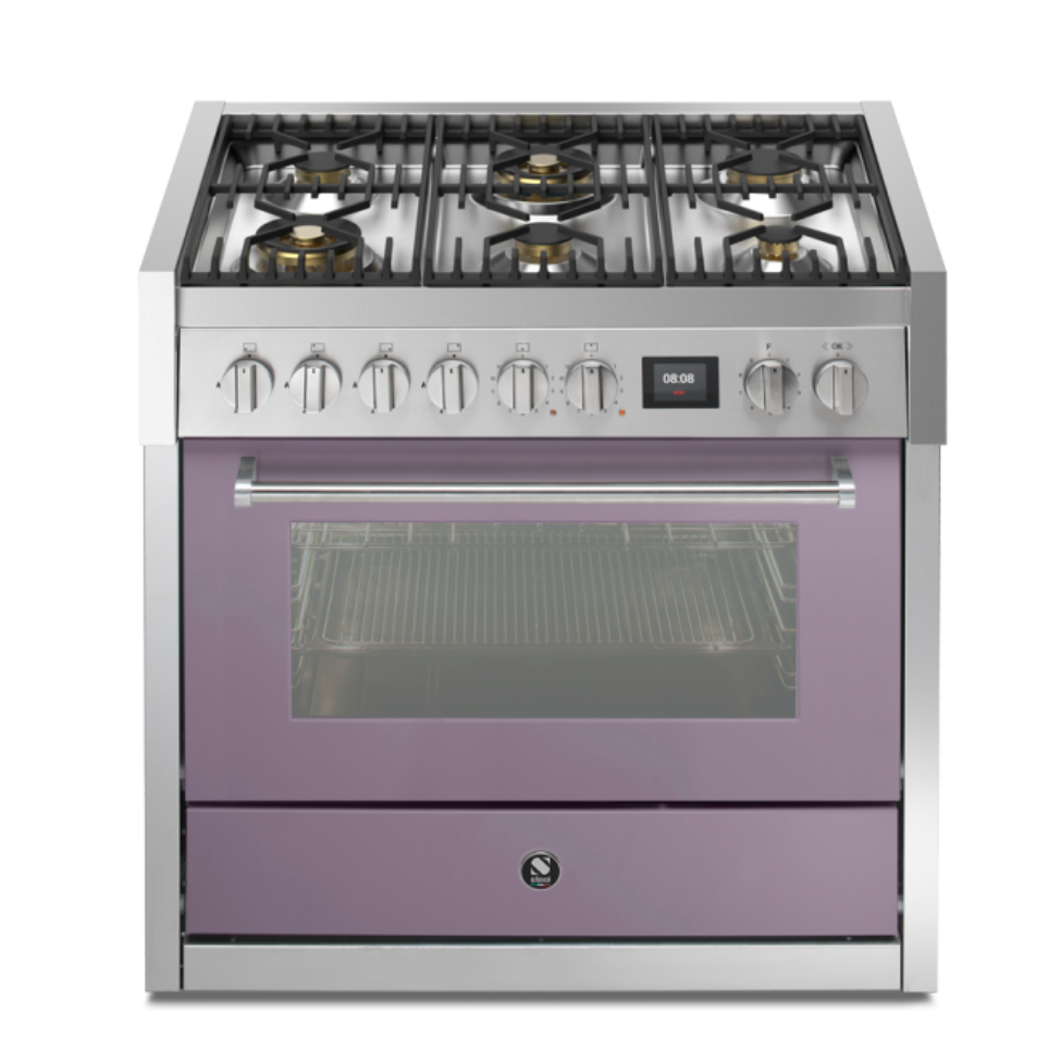 Steel Cucine Genesi 90cm Single Oven Range Cooker - GQ9S-6W