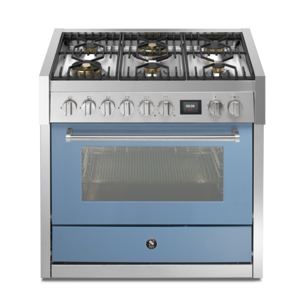 Steel Cucine Genesi 90cm Single Oven Range Cooker - GQ9S-6W