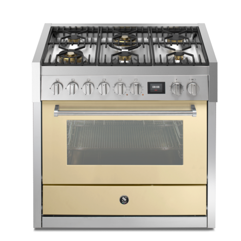 Steel Cucine Genesi 90cm Single Oven Range Cooker - GQ9S-6W