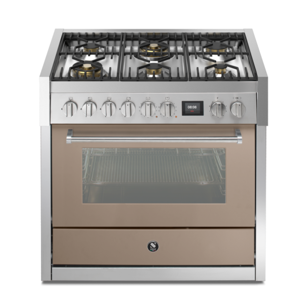Steel Cucine Genesi 90cm Single Oven Range Cooker - GQ9S-6W