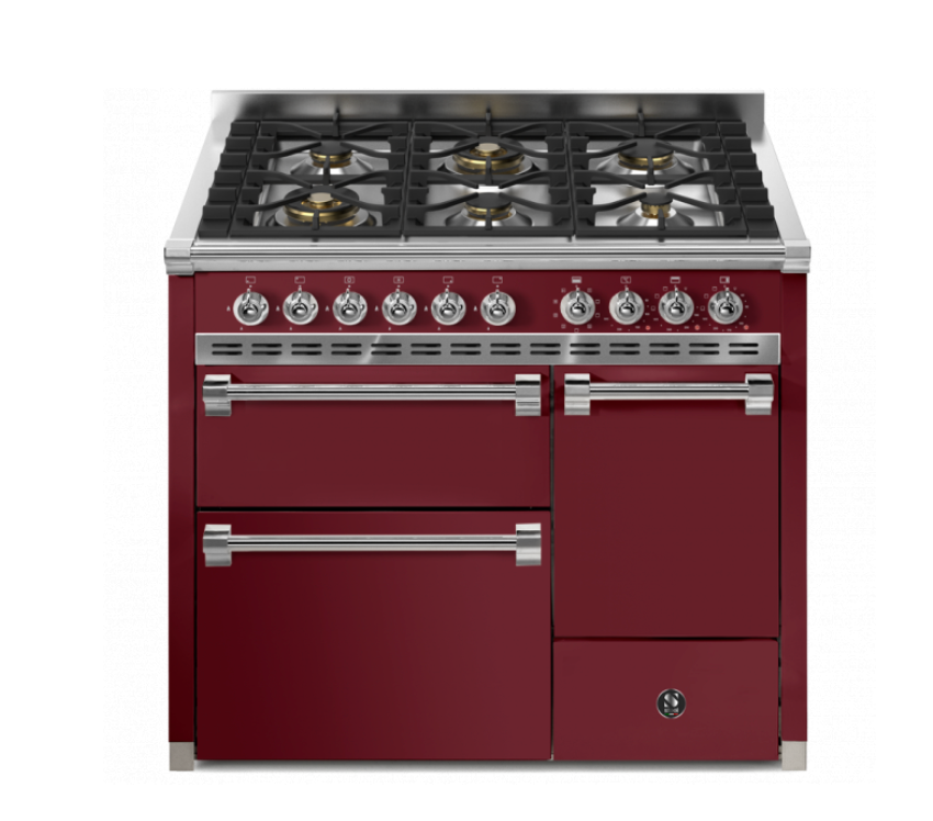 Steel Cucine Ascot 100/3 Triple Oven Solid Door Range Cooker - AQ10SFF-D