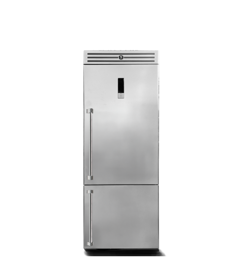 Steel Cucine Ascot 76 Combi Free Standing Fridge Freezer - AQFR-7