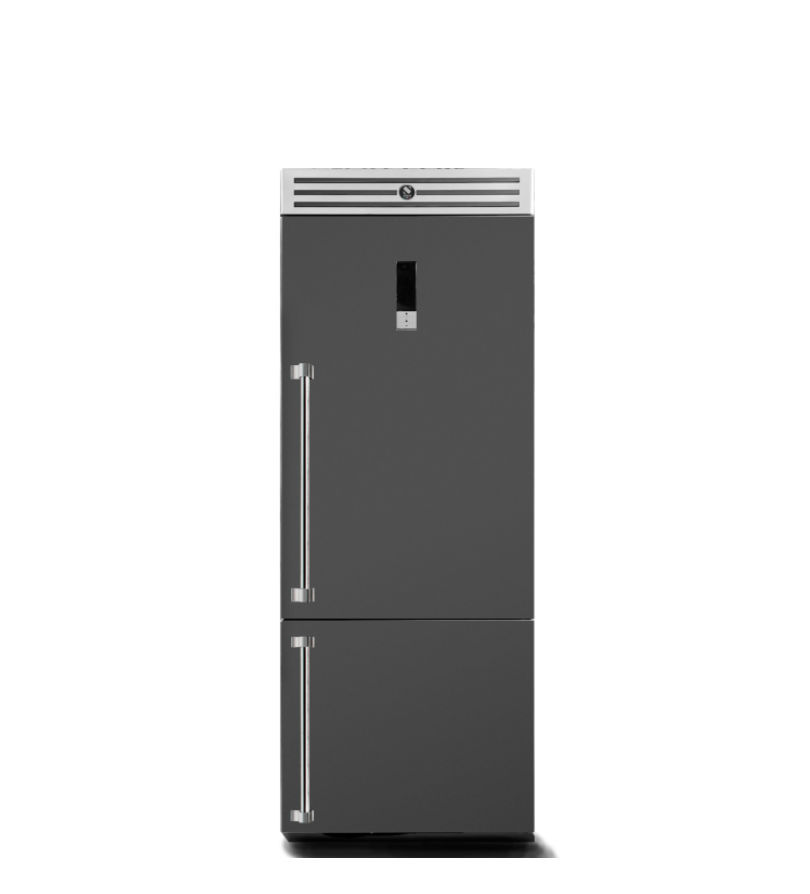 Steel Cucine Ascot 76 Combi Free Standing Fridge Freezer - AQFR-7