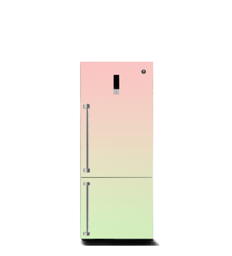 Steel Cucine Ascot 76 Combi Built In Fridge Freezer - AQFRB-7