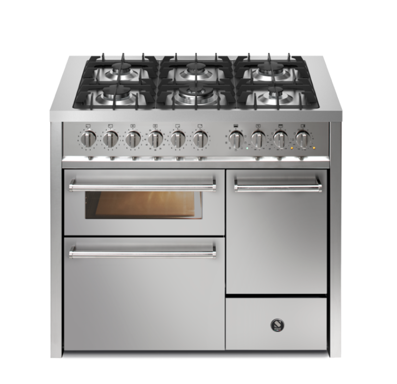 Steel Cucine Enfasi 100/3 Triple Oven Range Cooker - EQ10FFF