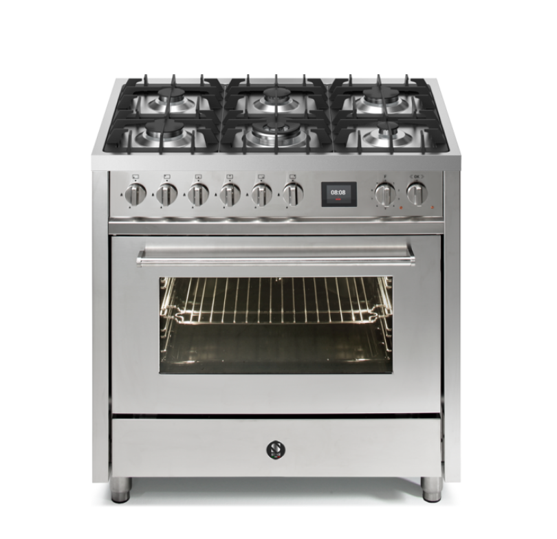 Steel Cucine Enfasi 90cm Single Oven Range Cooker - EQ9F-6