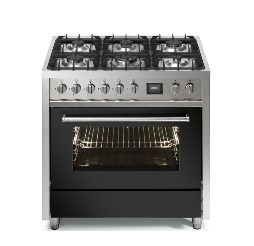 Steel Cucine Enfasi 90cm Single Oven Range Cooker - EQ9F-6