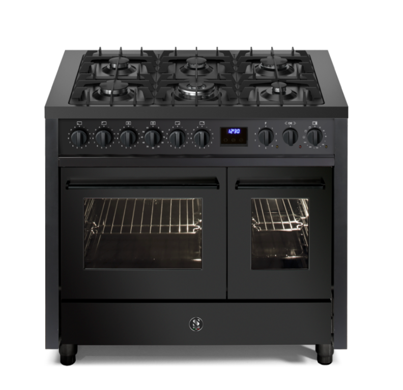 Steel Cucine Enfasi Pulse All Black Range Cooker - EP10FF-6 NF