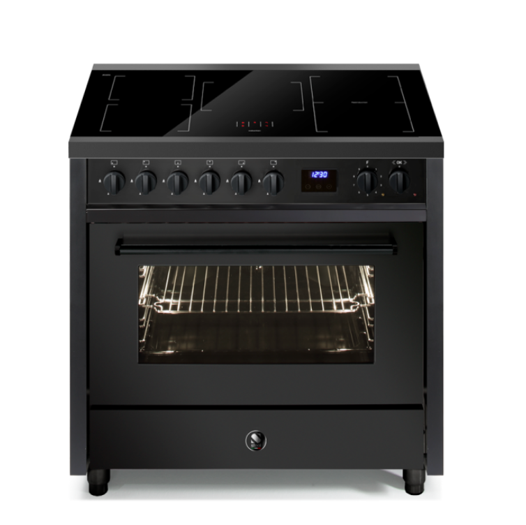 Steel Cucine Enfasi Pulse All Black 90 Range Cooker - EP9F-6 NF