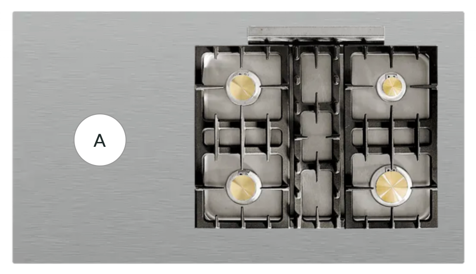 Additional hob positions