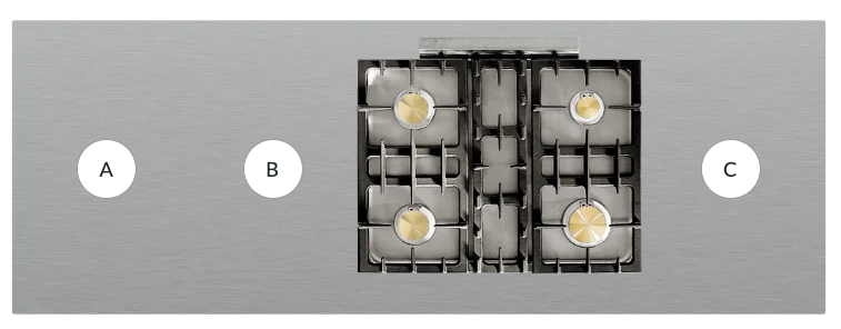Additional hob positions