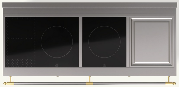 (LR) 2 Induction Modules, 1 Large Induction Hob, 1 Large Induction Hob, 1 Large Electric Teppanyaki