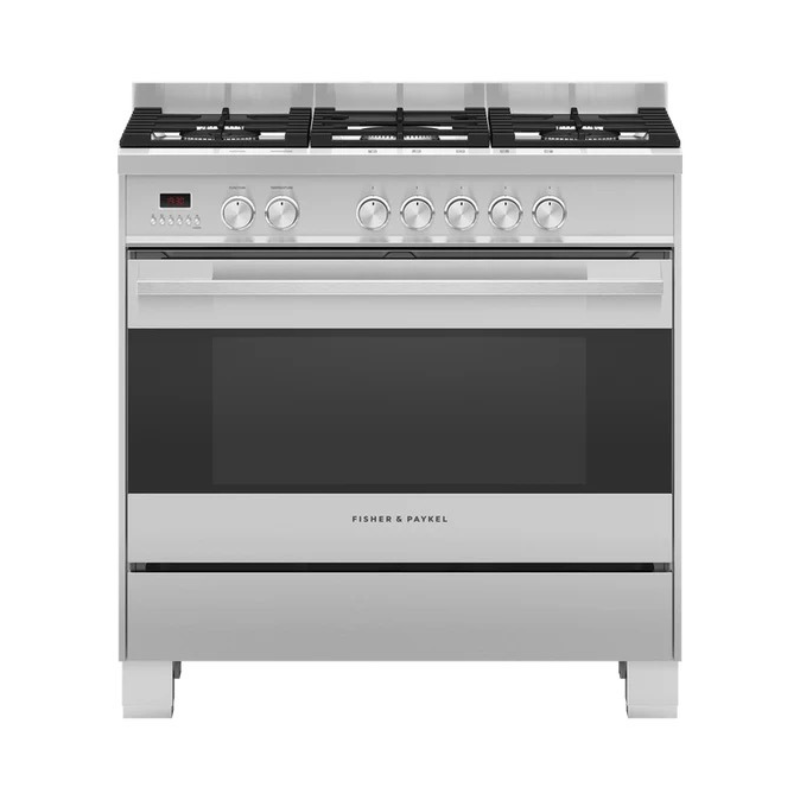 Fisher & Paykel Series Stainless Steel Dual Fuel Range Cooker