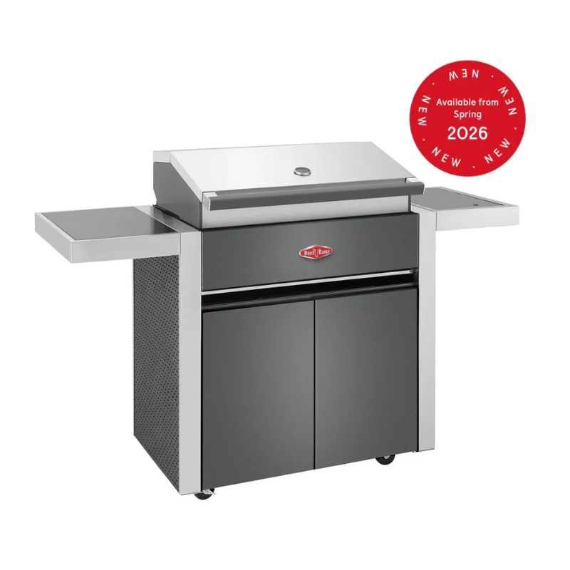 BeefEater 1700 Series - 4 Burner BBQ & Side Burner Trolley