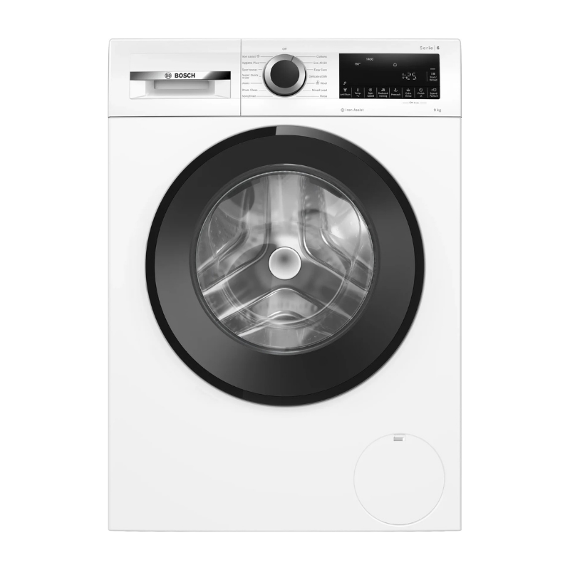 Bosch Series 6 Washing machine, front loader 9 kg max. 1400 rpm - WGG24400GB