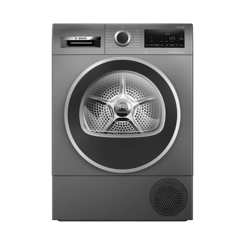 Bosch Series 6 Heat pump tumble dryer 9 kg Cast iron grey - WQG245R2GB