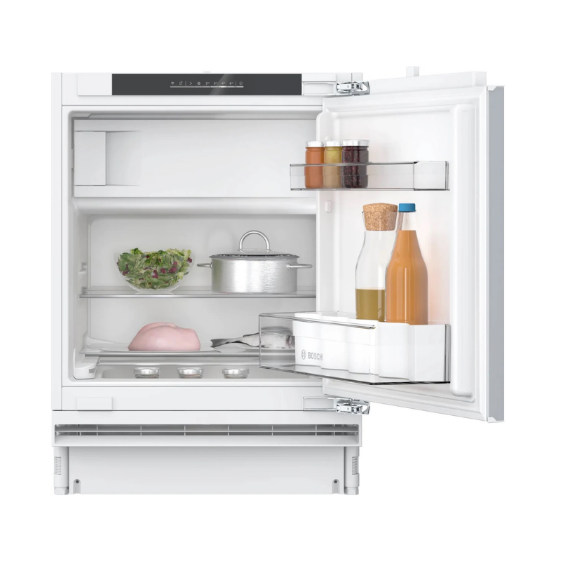 Bosch Series 4 Built-under fridge with freezer section 82 x 59.8 cm flat hinge - KUL22VFD0G