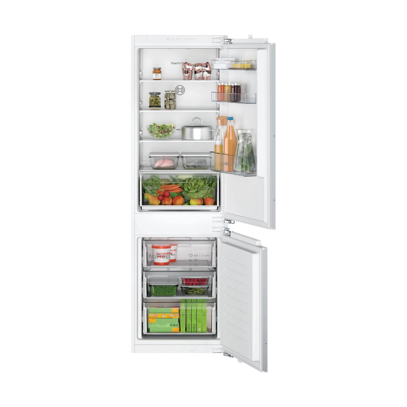 Bosch Series 2 Built-in fridge-freezer with freezer at bottom 177.2 x 54.1 cm - KIN86NFE0G